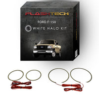Ford F150 White LED Halo Headlight Kit 2004-2008