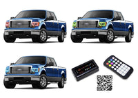 Ford F150 V.3 Fusion Color Change LED Halo Headlight Kit 2009-2015