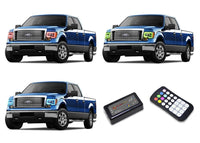 Ford F150 V.3 Fusion Color Change LED Halo Headlight Kit 2009-2015