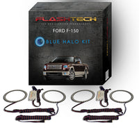 Ford F150 Projector V.3 Fusion Color Change Headlight & LED Halo Fog Light Kit 2013-2014