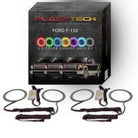 Ford F150 Projector V.3 Fusion Color Change Headlight & LED Halo Fog Light Kit 2013-2014