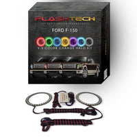 Ford F150 Projector V.3 Fusion Color Change LED Halo Headlight Kit 2013-2014