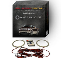 Ford F150 Projector White LED Halo Headlight Kit 2013-2014
