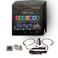 Ford F-150 V.3 Fusion Color Change LED Halo Headlight Kit 1992-1996