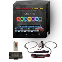 Ford F-150 V.3 Fusion Color Change LED Halo Headlight Kit 1992-1996
