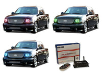 Ford F-150 V.3 Fusion Color Change LED Halo Headlight Kit 1997-2003