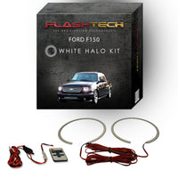 Ford F-150 White LED Halo Headlight Kit 1997-2003
