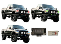 Ford F250 / Ford F350 V.3 Fusion Color Change Headlight & LED Halo Fog Light Kit 2001-2004