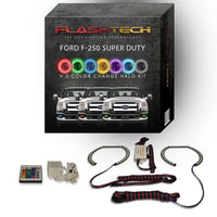 Ford 250 / Ford F350 V.3 Fusion Color Change LED Halo Fog Light Kit 2011-2015