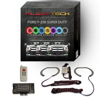 Ford 250 / Ford F350 V.3 Fusion Color Change LED Halo Fog Light Kit 2011-2015