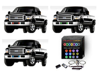 Ford F250 / Ford F350 V.3 Fusion Color Change Halo Fog Light kit 2005-2007