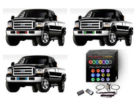 Ford F250 / Ford F350 V.3 Fusion Color Change Halo Fog Light kit 2005-2007