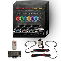Ford F250 / Ford F350 V.3 Fusion Color Change Halo Fog Light kit 2005-2007