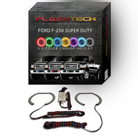 Ford F250 / Ford F350 V.3 Fusion Color Change Halo Fog Light kit 2005-2007