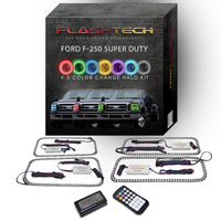 Ford 250 / Ford F350 V.3 Fusion Color Change LED Halo Headlight Kit 2005-2007