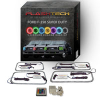 Ford 250 / Ford F350 V.3 Fusion Color Change LED Halo Headlight Kit 2005-2007