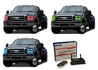 Ford 250 / Ford F350 V.3 Fusion Color Change LED Halo Headlight Kit 2005-2007