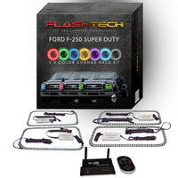 Ford 250 / Ford F350 V.3 Fusion Color Change LED Halo Headlight Kit 2005-2007