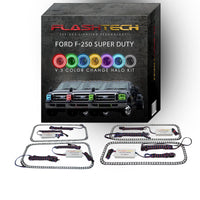 Ford 250 / Ford F350 V.3 Fusion Color Change LED Halo Headlight Kit 2005-2007