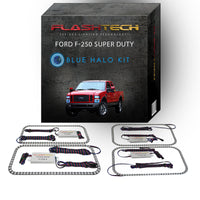 Ford 250 / Ford F350 V.3 Fusion Color Change LED Halo Headlight Kit 2008-2010