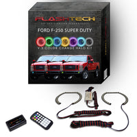 Ford 250 / Ford F350 V.3 Fusion Color Change LED Halo Fog Light Kit 2008-2010