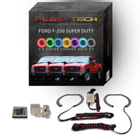 Ford 250 / Ford F350 V.3 Fusion Color Change LED Halo Fog Light Kit 2008-2010