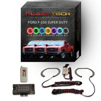 Ford 250 / Ford F350 V.3 Fusion Color Change LED Halo Fog Light Kit 2008-2010