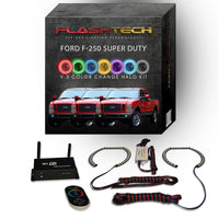 Ford 250 / Ford F350 V.3 Fusion Color Change LED Halo Fog Light Kit 2008-2010