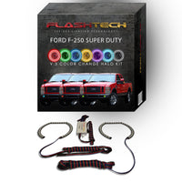 Ford 250 / Ford F350 V.3 Fusion Color Change LED Halo Fog Light Kit 2008-2010
