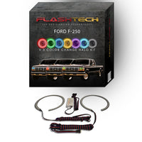 Ford 250 / Ford F350 V.3 Fusion Color Change LED Halo Headlight Kit 1992-1997