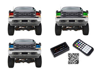 Ford 250 / Ford F350 V.3 Fusion Color Change LED Halo Headlight Kit 1999-2004