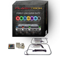Ford 250 / Ford F350 V.3 Fusion Color Change LED Halo Headlight Kit 1999-2004