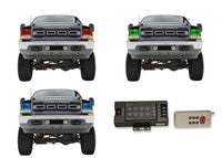 Ford 250 / Ford F350 V.3 Fusion Color Change LED Halo Headlight Kit 1999-2004