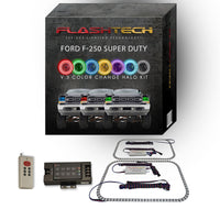 Ford 250 / Ford F350 V.3 Fusion Color Change LED Halo Headlight Kit 1999-2004