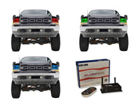 Ford 250 / Ford F350 V.3 Fusion Color Change LED Halo Headlight Kit 1999-2004