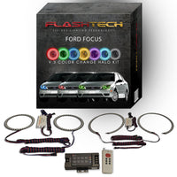 Ford Focus V.3 Fusion Color Change LED Halo Headlight Kit 2005-2007
