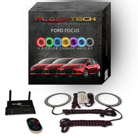 Ford Focus V.3 Fusion Color Change LED Halo Headlight Kit 2012-2015