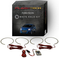Ford Fiesta White LED Halo Headlight Kit 2011-2013