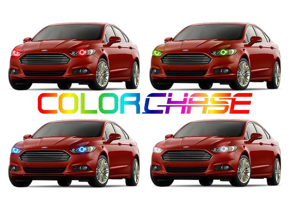 Ford Fusion ColorChase LED Halo Headlight Kit 2013-2016