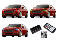 Ford Fusion V.3 Fusion Color Change LED Halo Headlight Kit 2013-2016