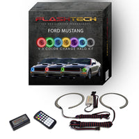 Ford Mustang V.3 Fusion Color Change LED Halo Headlight Kit 2005-2009