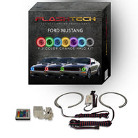 Ford Mustang V.3 Fusion Color Change LED Halo Headlight Kit 2005-2009