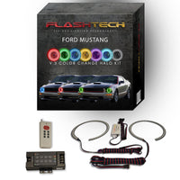 Ford Mustang V.3 Fusion Color Change LED Halo Headlight Kit 2005-2009