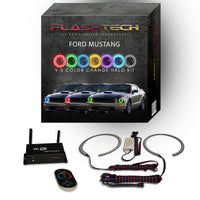 Ford Mustang V.3 Fusion Color Change LED Halo Headlight Kit 2005-2009