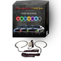 Ford Mustang V.3 Fusion Color Change LED Halo Headlight Kit 2005-2009