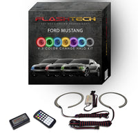 Ford Mustang V.3 Fusion Color Change LED Halo Headlight Kit 2010-2014