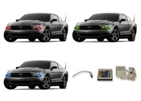 Ford Mustang V.3 Fusion Color Change LED Halo Headlight Kit 2010-2014