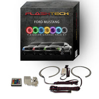 Ford Mustang V.3 Fusion Color Change LED Halo Headlight Kit 2010-2014