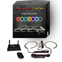 Ford Mustang V.3 Fusion Color Change LED Halo Headlight Kit 2010-2014