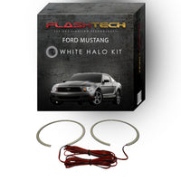 Ford Mustang Non-Projector White LED Halo Headlight Kit 2010-2014